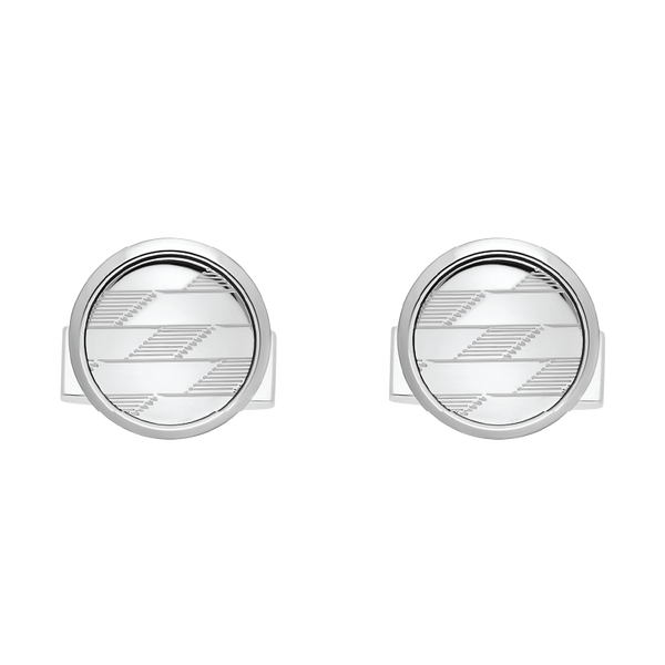 S.T. Dupont Cufflinks MetalMonogram 1872silver