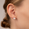 Mikimoto Classic Pearl Stud Earrings 18ct Yellow Gold