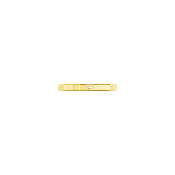 Chopard Ice Cube Mini Yellow Gold Diamond Ring 53