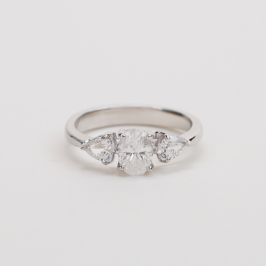 White Gold Diamond Ring